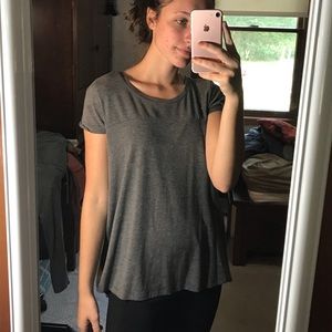 Shoulder cut-out shirt